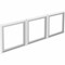 Lorell Wall-Mount Hutch Frosted Glass Door, PK3 LLR59710 - alternate 1